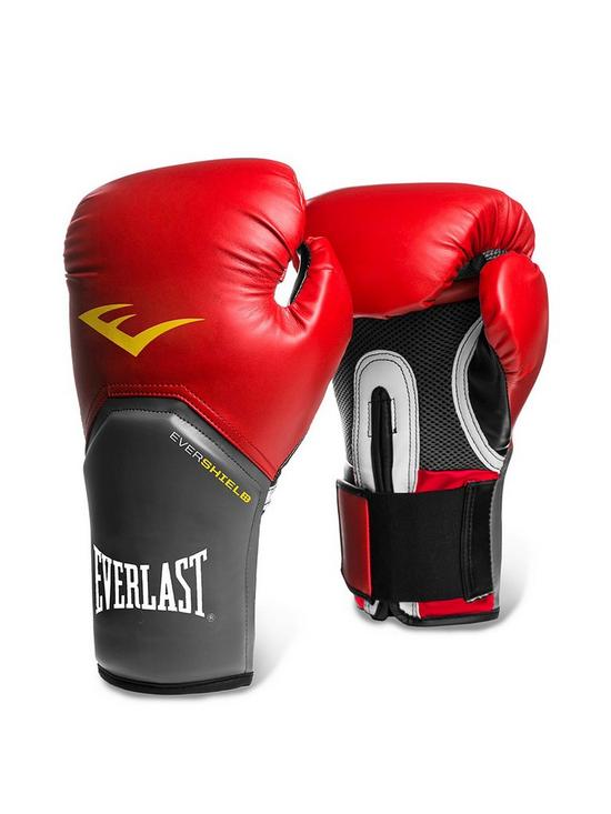 stillFront image of everlast-boxing-12oz-pro-style-elite-training-glove-red