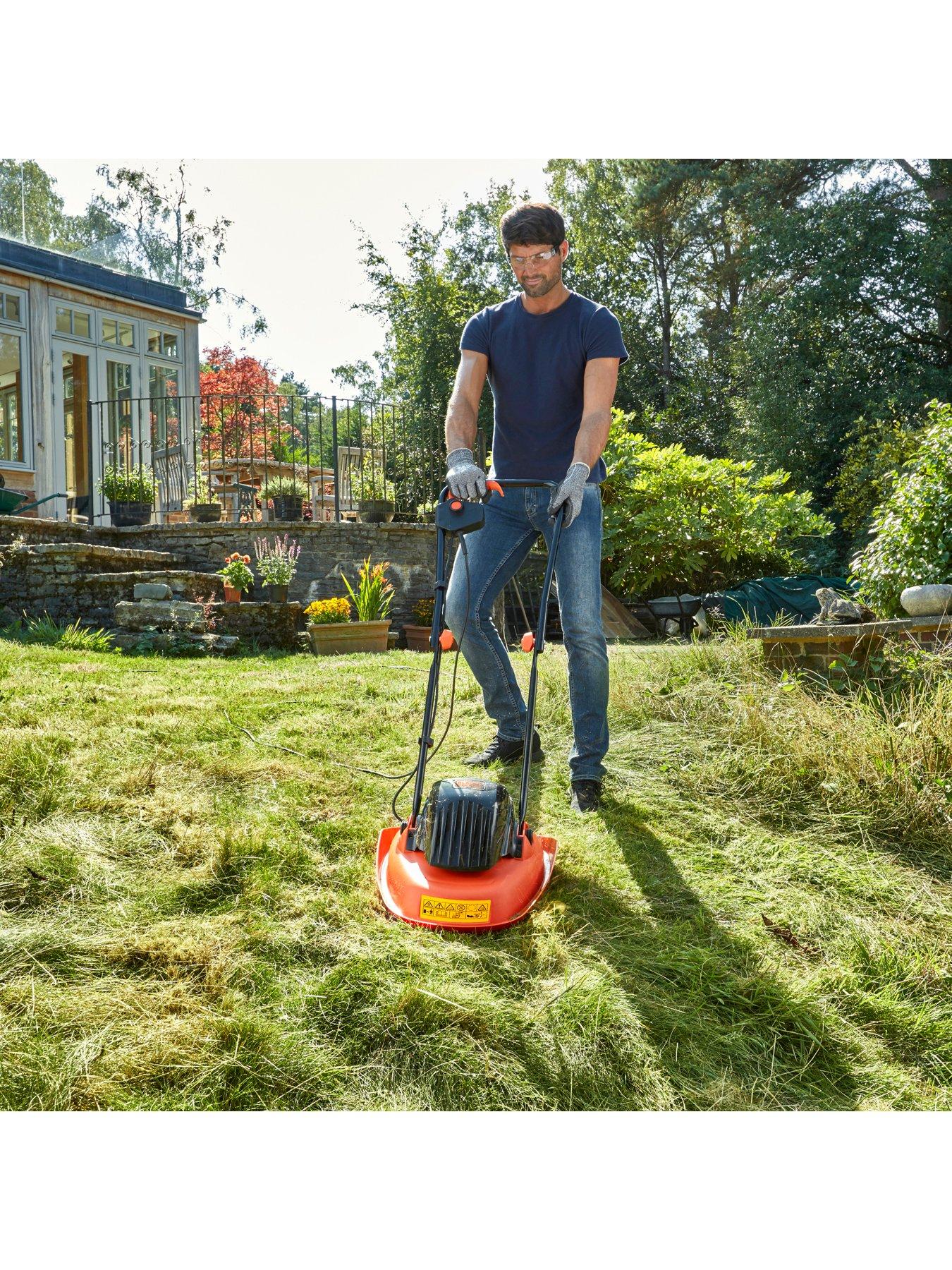 Black and decker hover mower sale