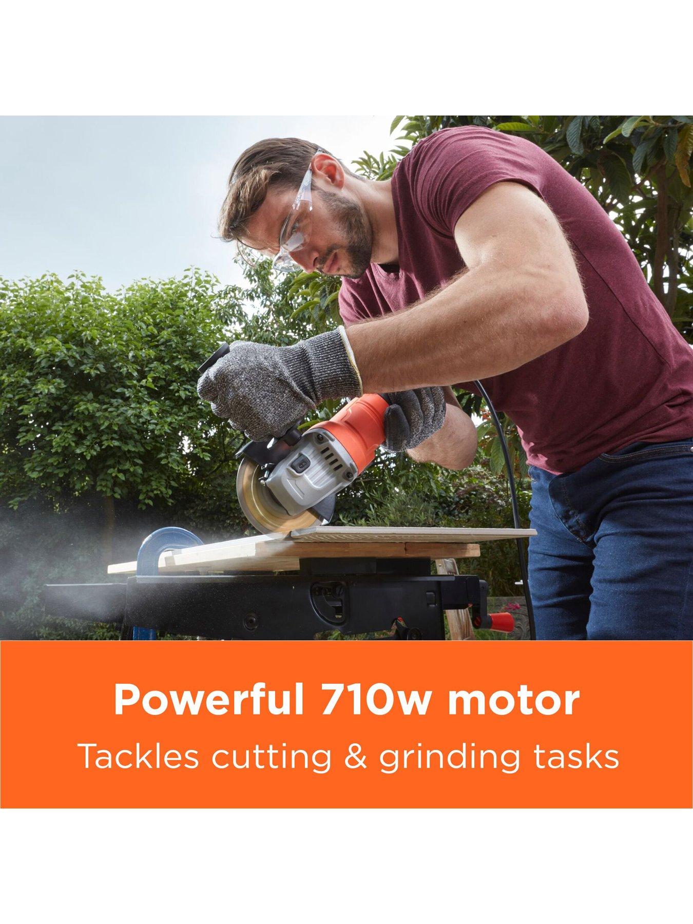 Image 2 of 5 of Black & Decker 710W Angle Grinder BEG010A5-GB