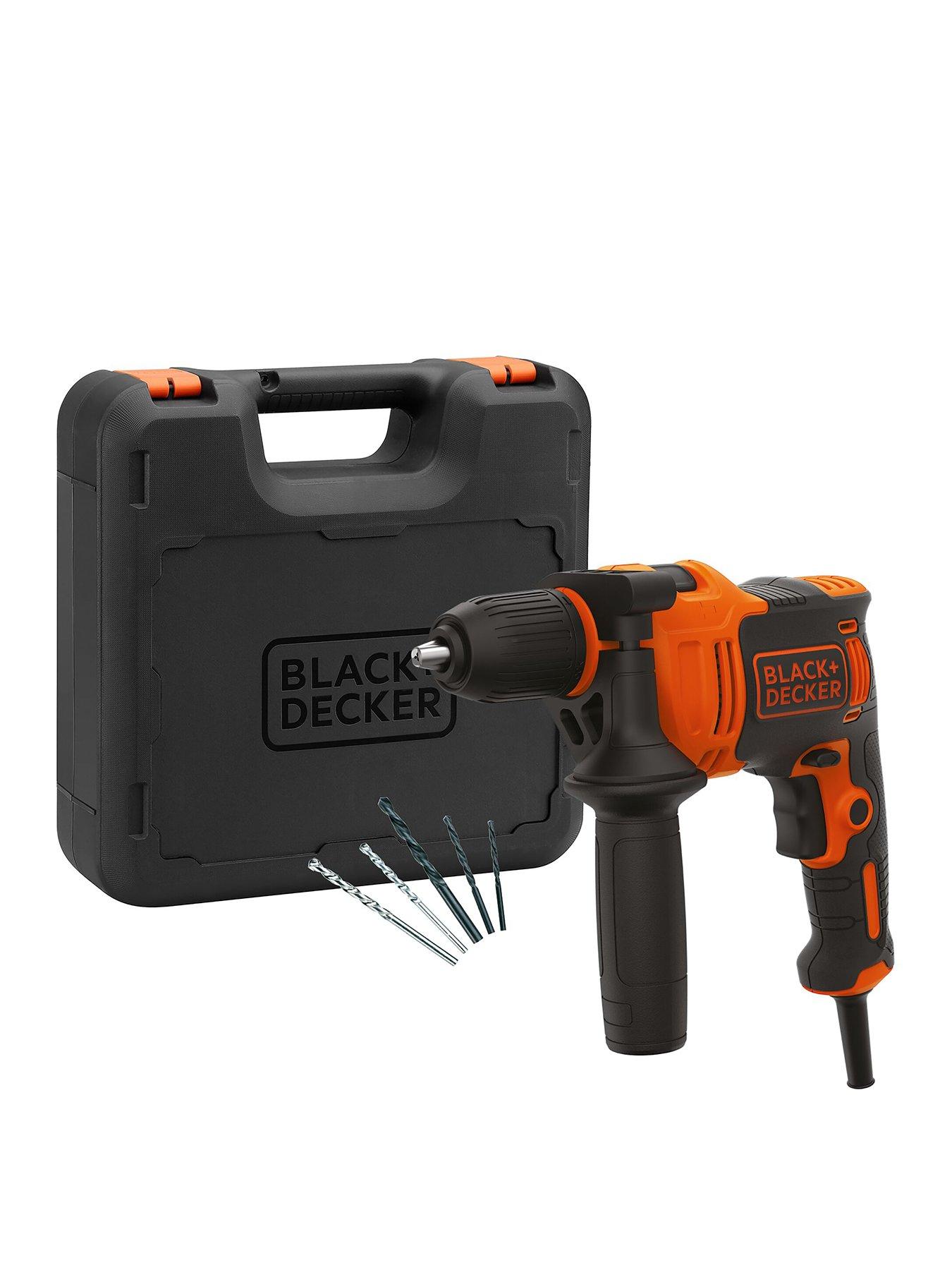 Black & Decker 710W Corded Hammer Drill BEH710K-GB