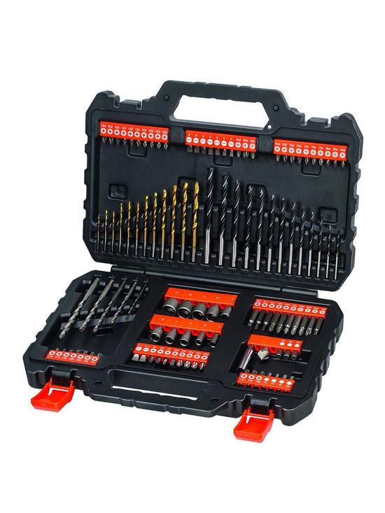 front image of black-decker-109-piece-drilling-and-screwdriving-set-a7200-xj