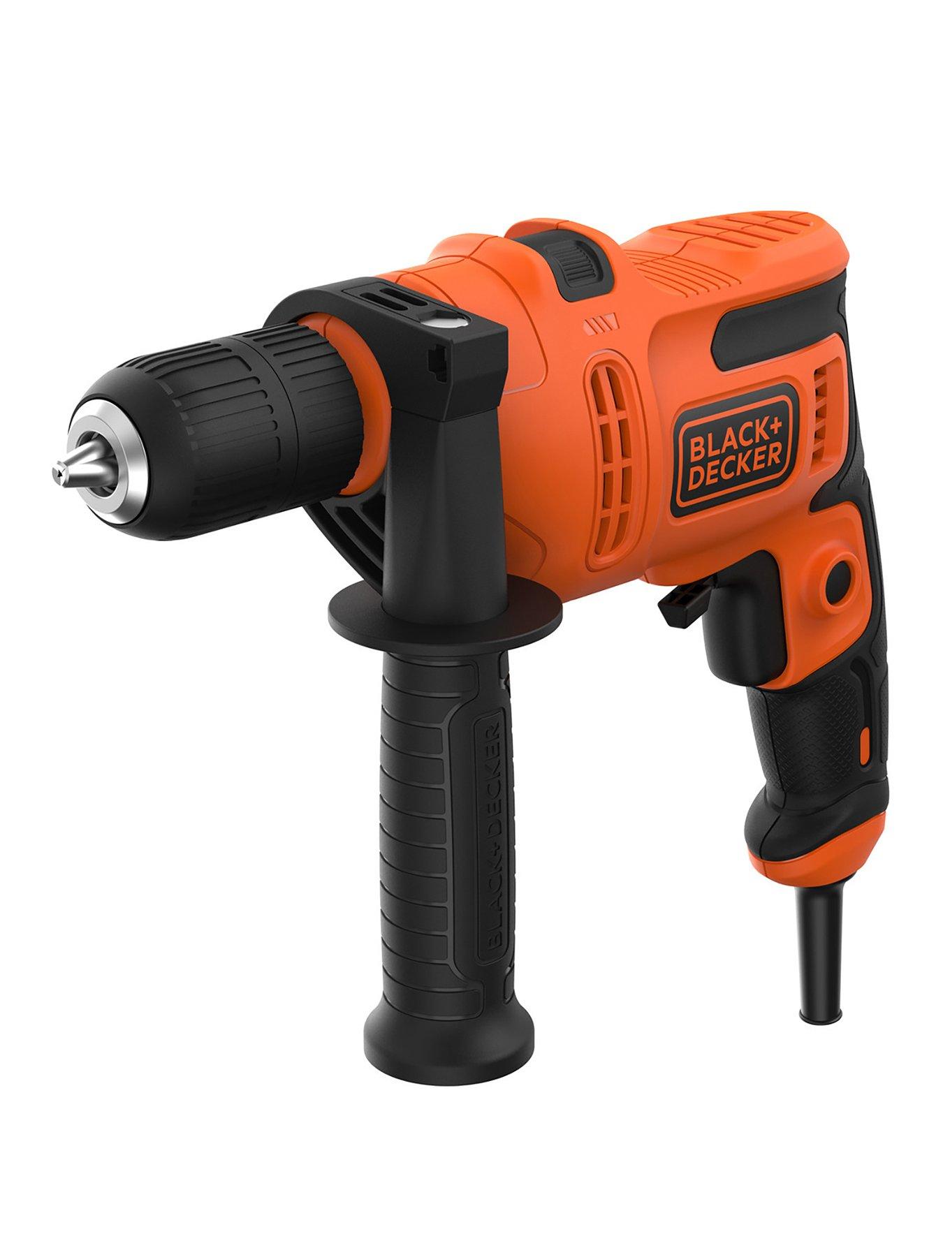  image of black-decker-500w-corded-hammer-drill-beh200-gb