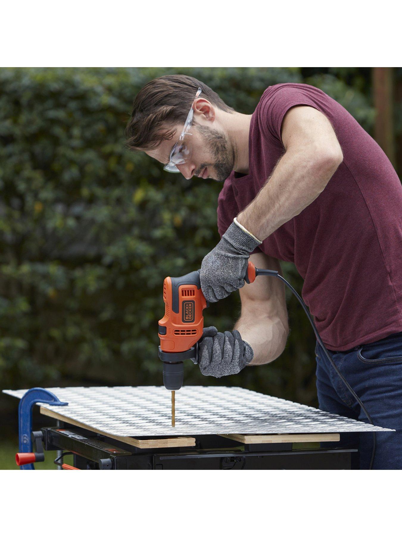  image of black-decker-500w-corded-hammer-drill-beh200-gb