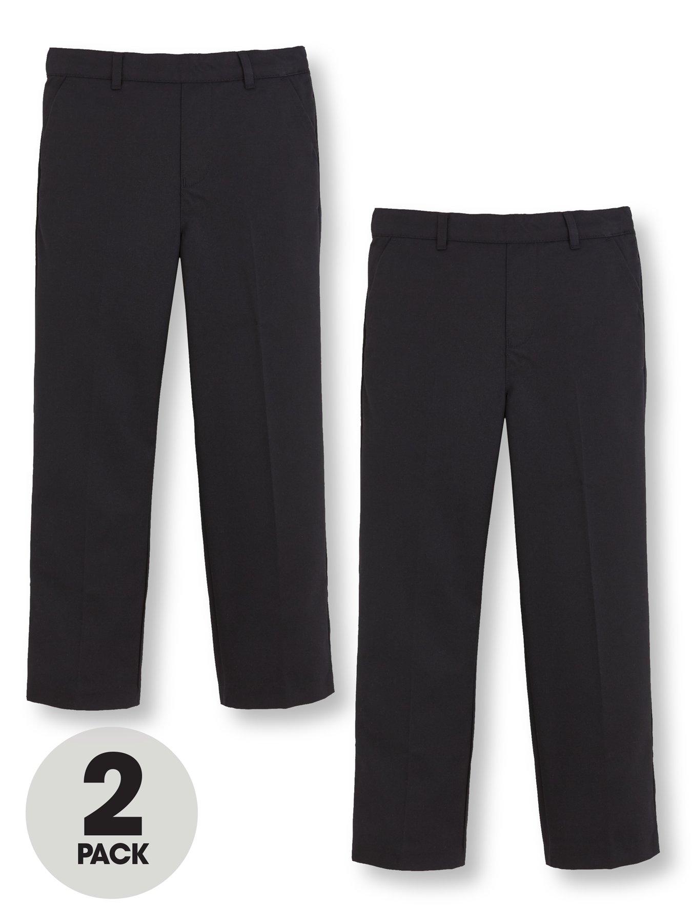 black trousers size 8