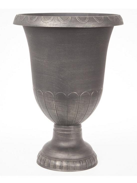 stillFront image of pair-brushed-champagne-urn-planters-57cm-23-tall