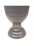  image of pair-brushed-champagne-urn-planters-57cm-23-tall