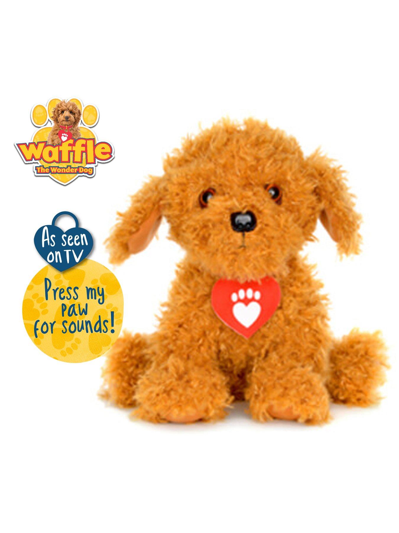 Image 5 of 6 of Waffle the Wonderdog Soft Toy with Sounds