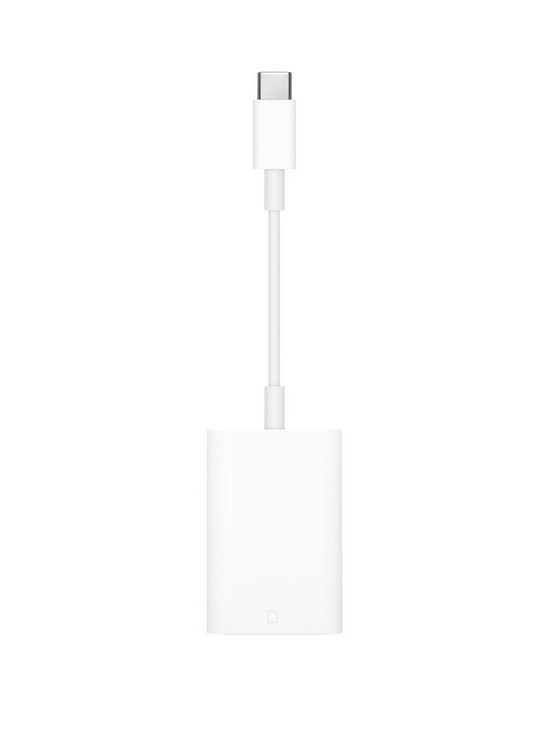 front image of apple-usb-c-to-sd-card-reader