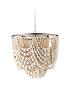  image of miller-wooden-bead-easy-fit-ceiling-light-shade