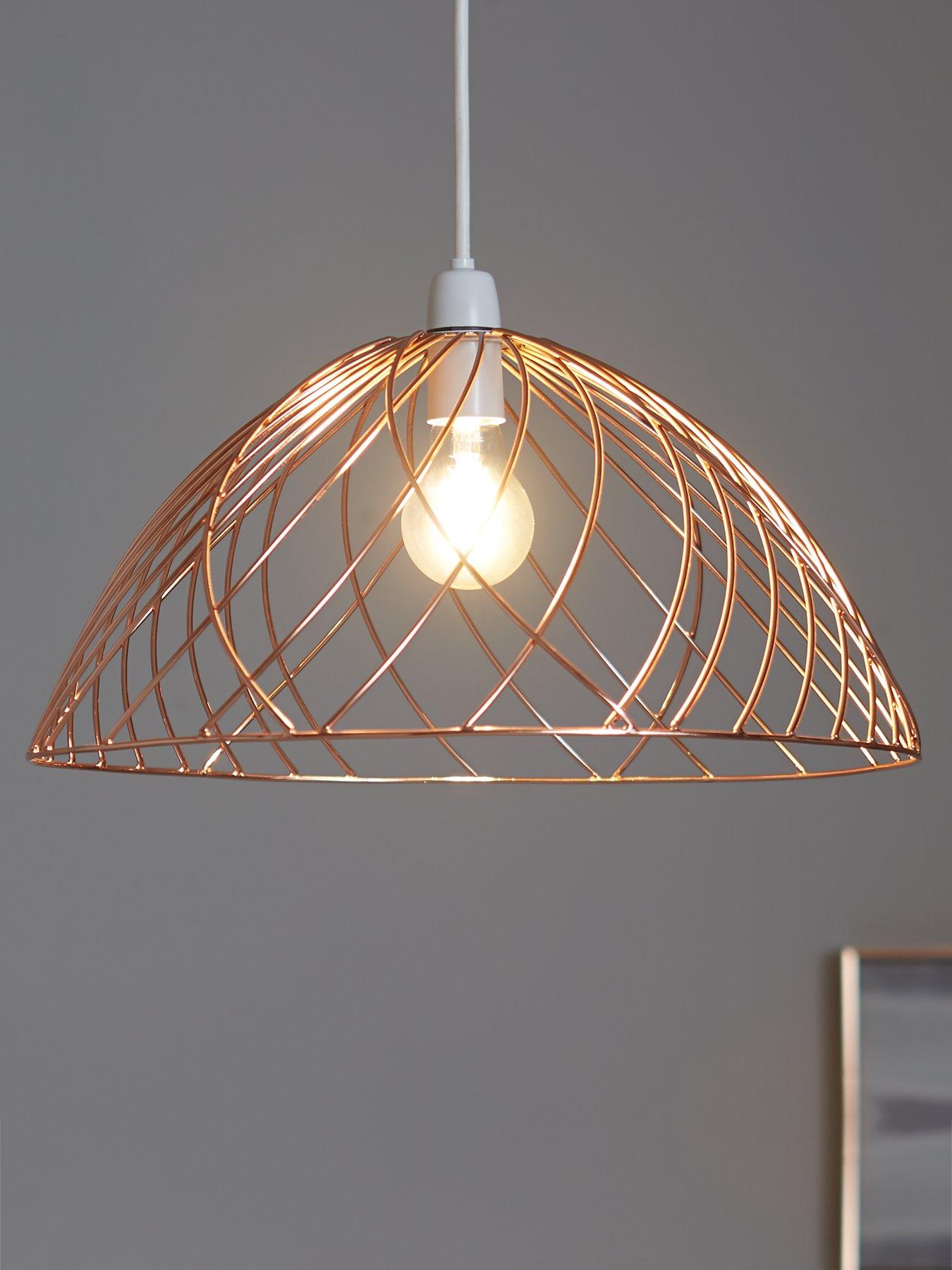 Metal Weaves Easy Fit Ceiling Pendant Lightshade Littlewoods Com