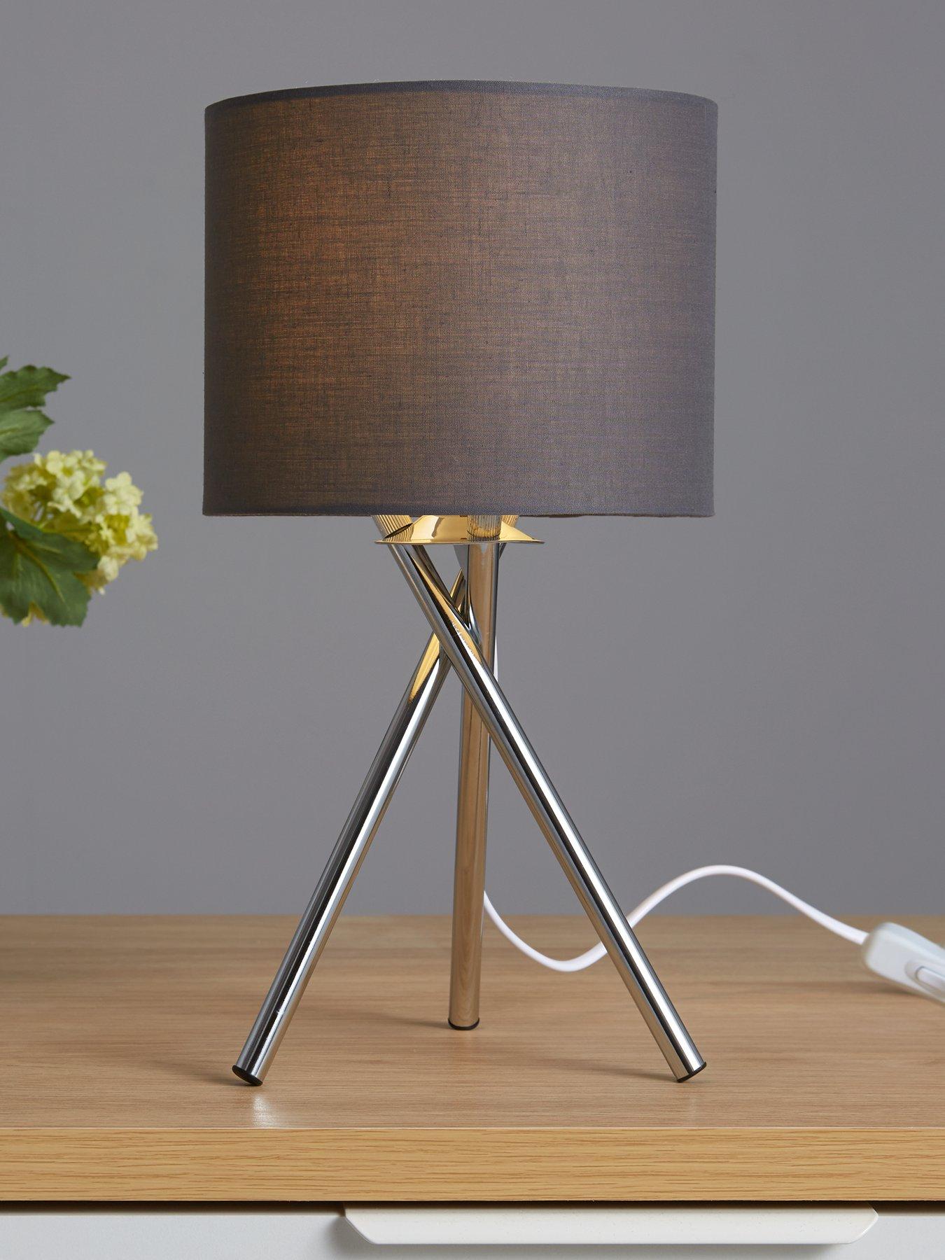 Ochre tripod floor store lamp