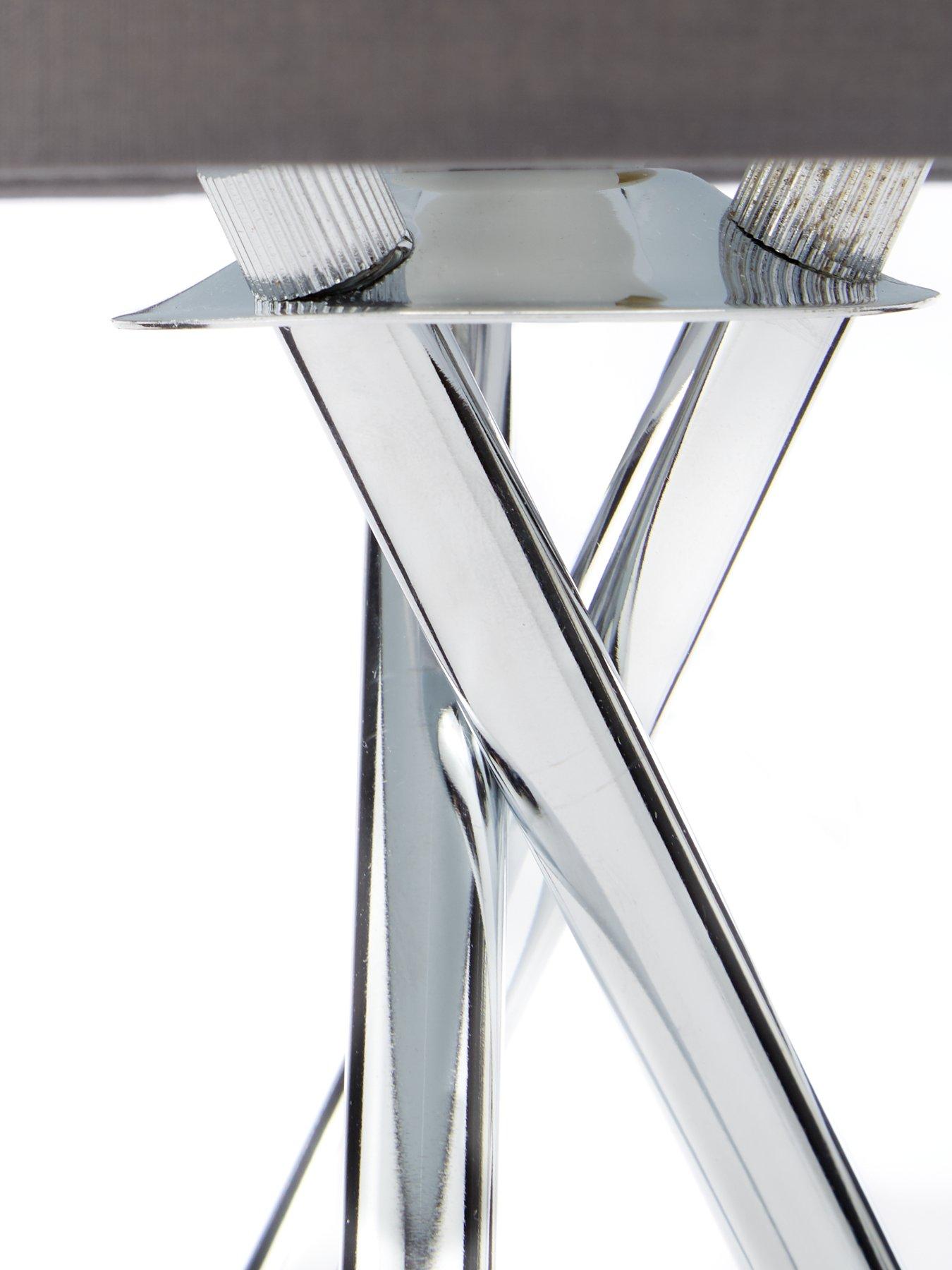 Image 3 of 4 of Very Home Tripod Bedside Table Lamp - Grey, Ochre
