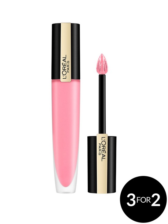 front image of loreal-paris-rouge-signature-matte-liquid-lipstick
