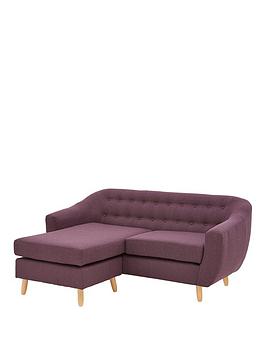 Very Claudia Fabric 3 Seater Left Hand Corner Chaise Sofa Picture