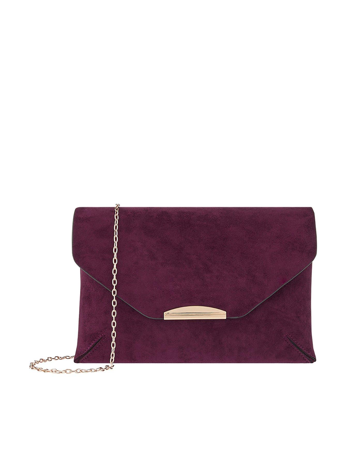 burgundy clutch bag uk