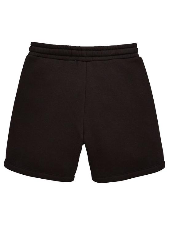 back image of hype-boys-core-script-jog-shorts-black