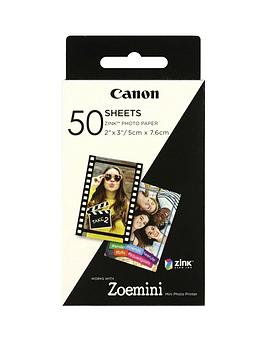 Canon   Zoemini Zink Photo Paper 50 Sheet Pack