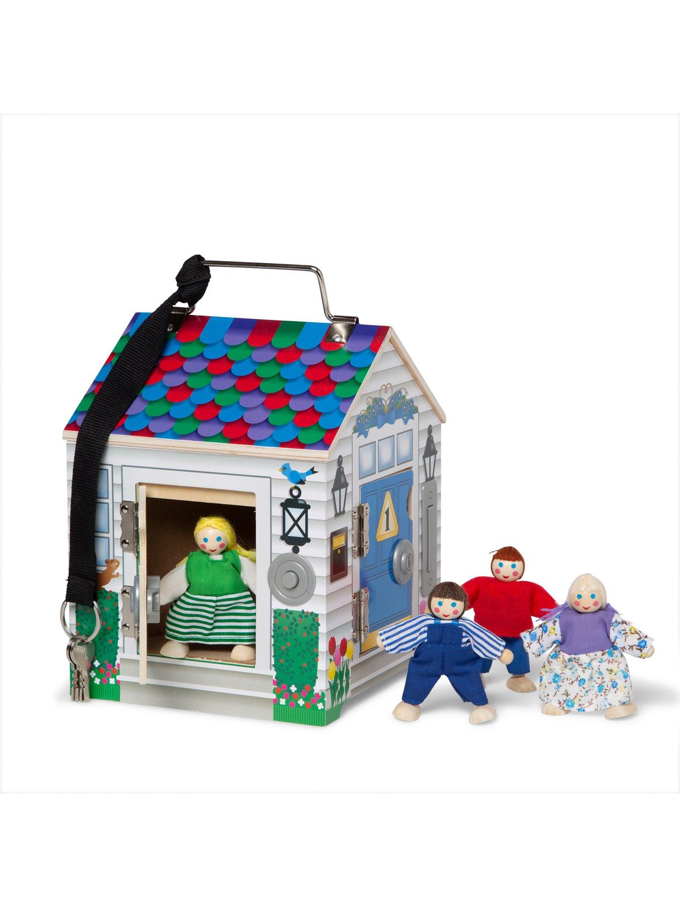 Melissa and doug cheap take along doorbell house