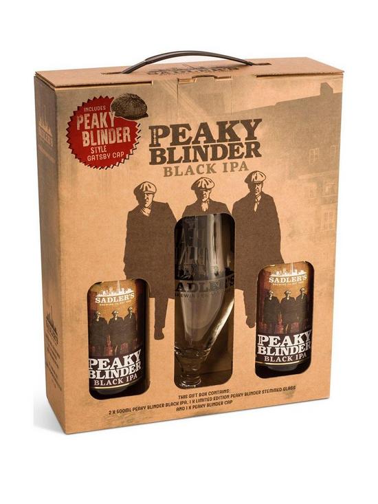 front image of peaky-blinders-ale-giftnbspset-with-gatsby-style-cap
