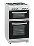  image of swan-sx15871w-50cm-wide-twin-cavity-gas-cooker-white