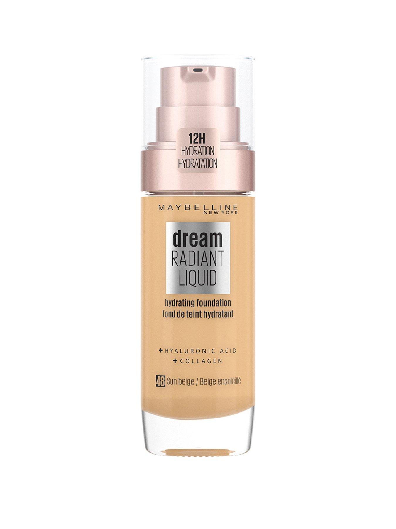MAYBELLINE Dream Radiant Liquid Hydrating Foundation with Hyaluronic Acid and Collagen - Lightweight, Medium Coverage Up to 12 Hour Hydration