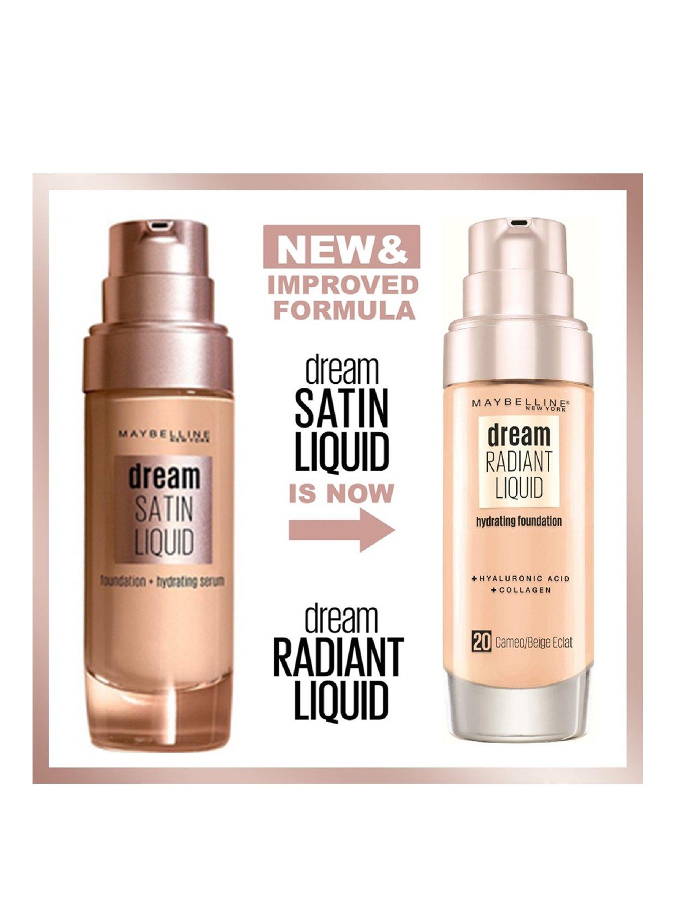 Image 2 of 2 of MAYBELLINE Dream Radiant Liquid Hydrating Foundation with Hyaluronic Acid and Collagen - Lightweight, Medium Coverage Up to 12 Hour Hydration