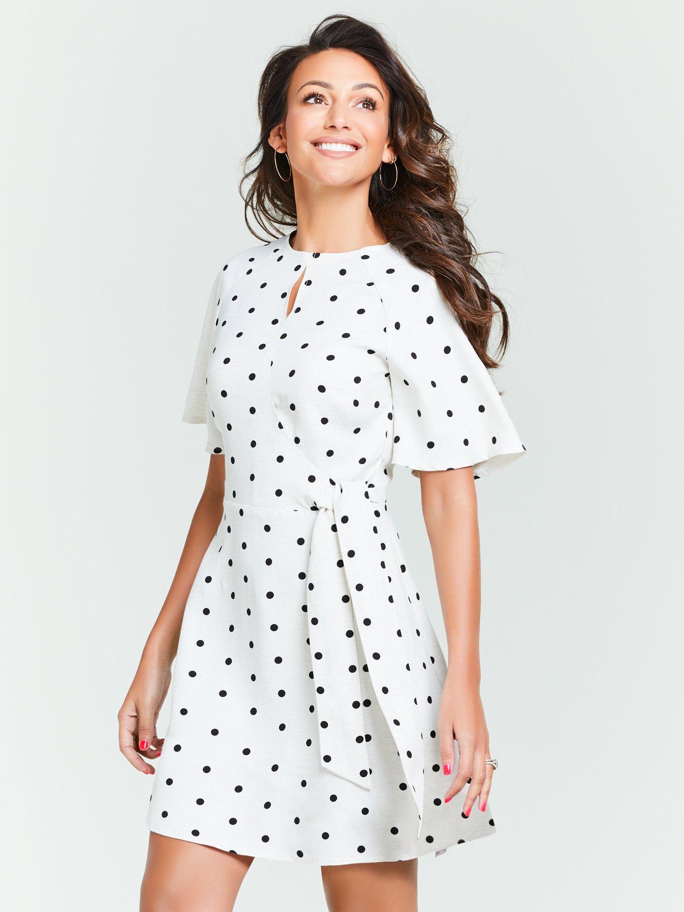 michelle keegan polka dot dress