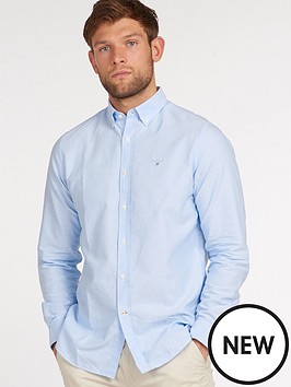 barbour-oxford-tailored-shirt-blue
