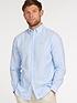  image of barbour-oxford-tailored-shirt-blue