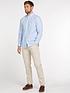  image of barbour-oxford-tailored-shirt-blue