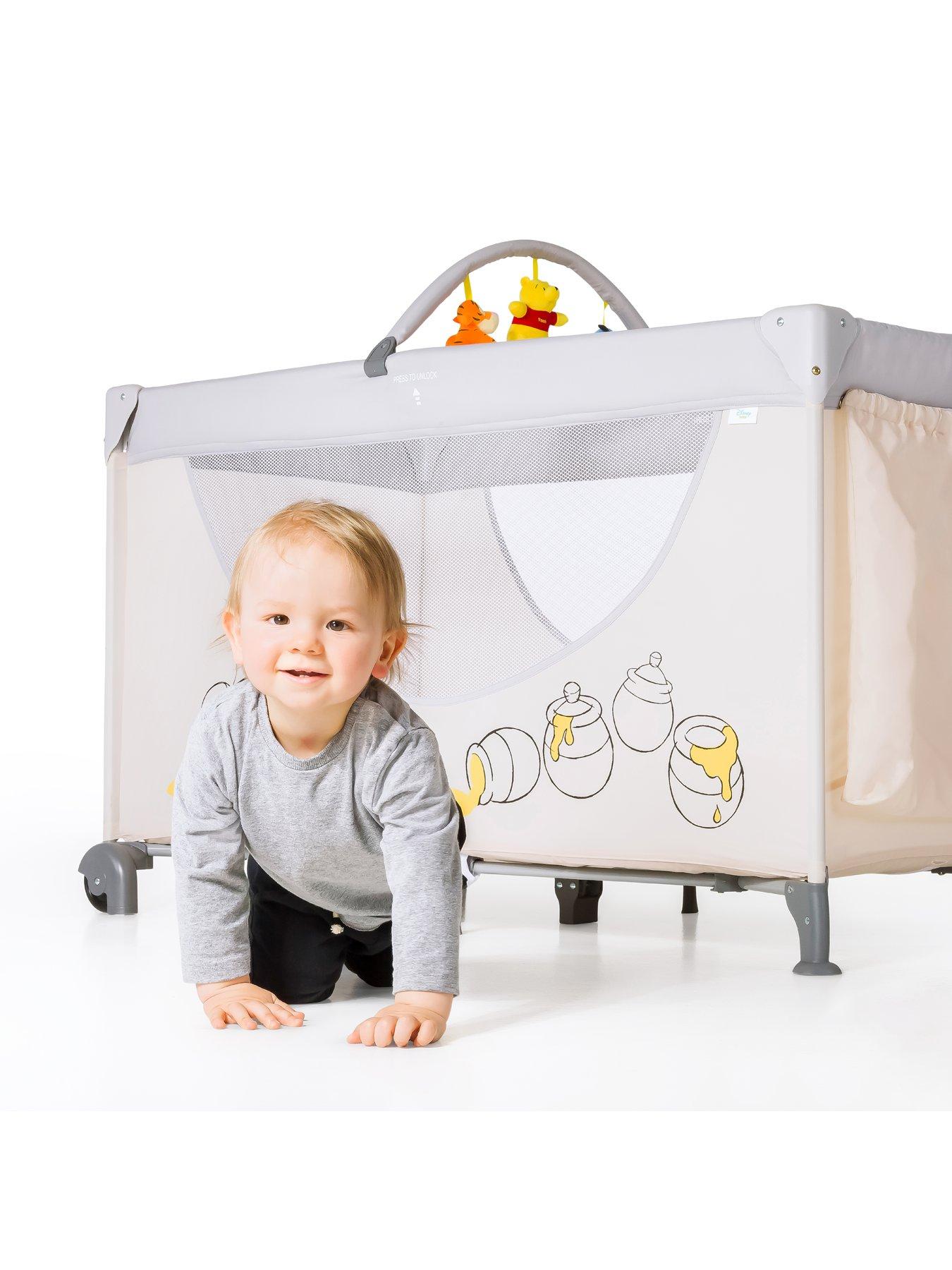 hauck disney winnie the pooh travel cot