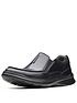  image of clarks-cotrell-free-loafer-shoes-black