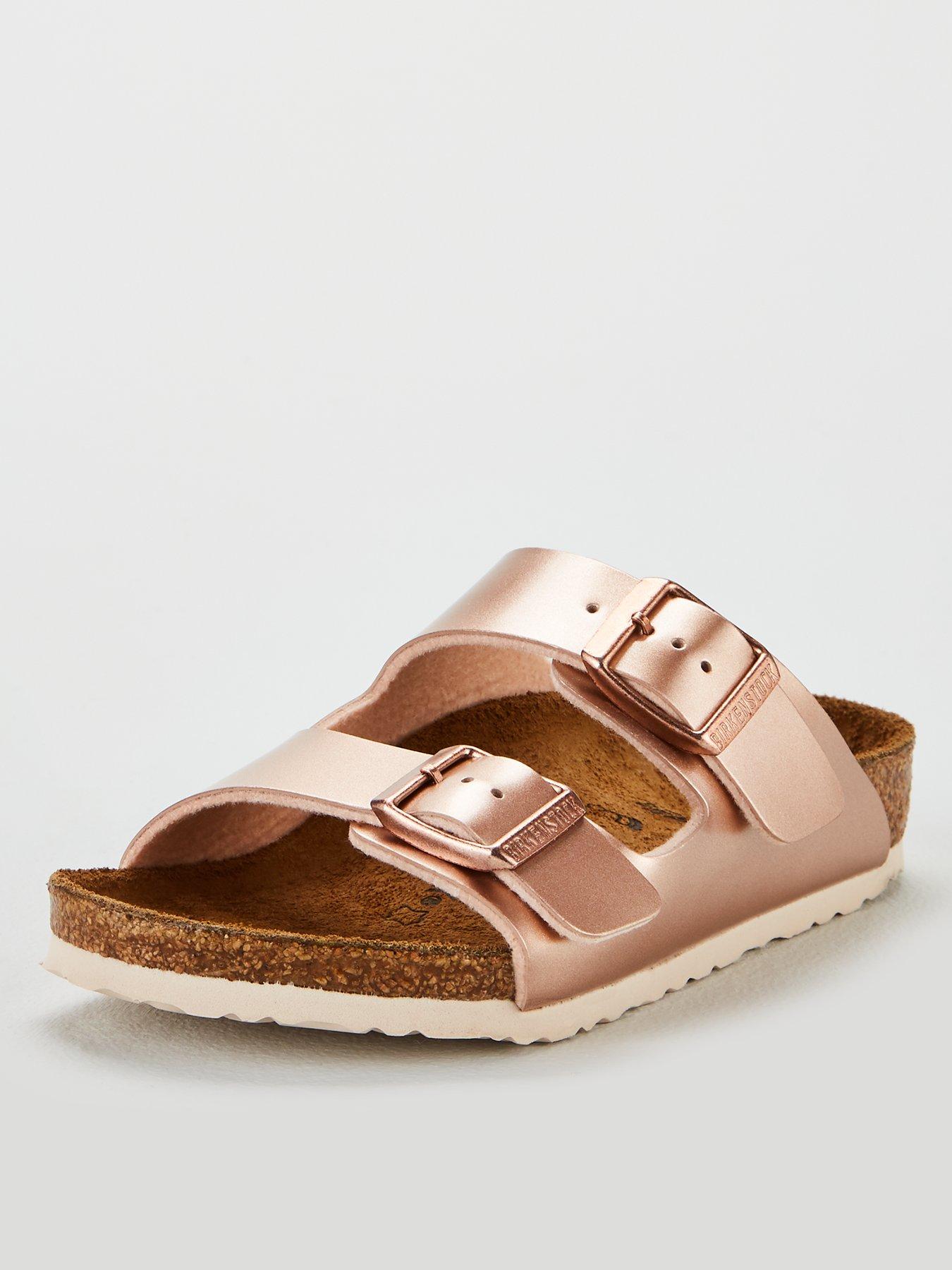 kids rose gold birkenstocks