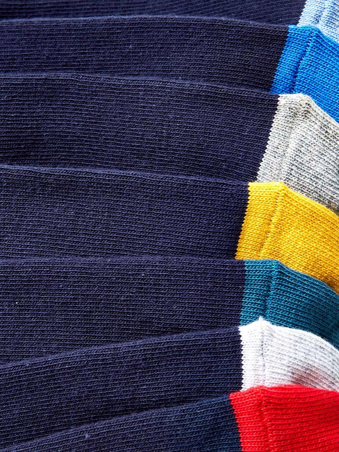 Image 3 of 3 of Everyday 7 Pack Contrast Colour Heel and Toe Socks - Multi
