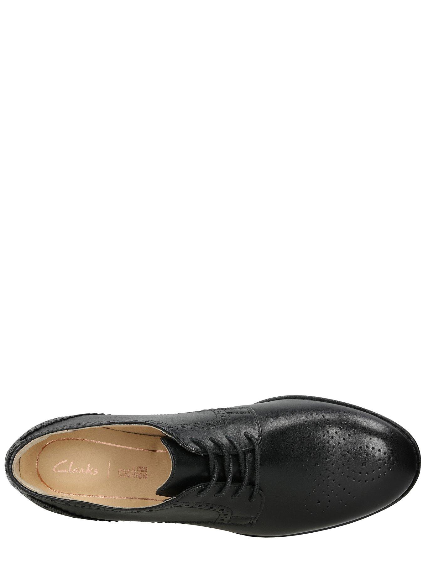 clarks netley rose black