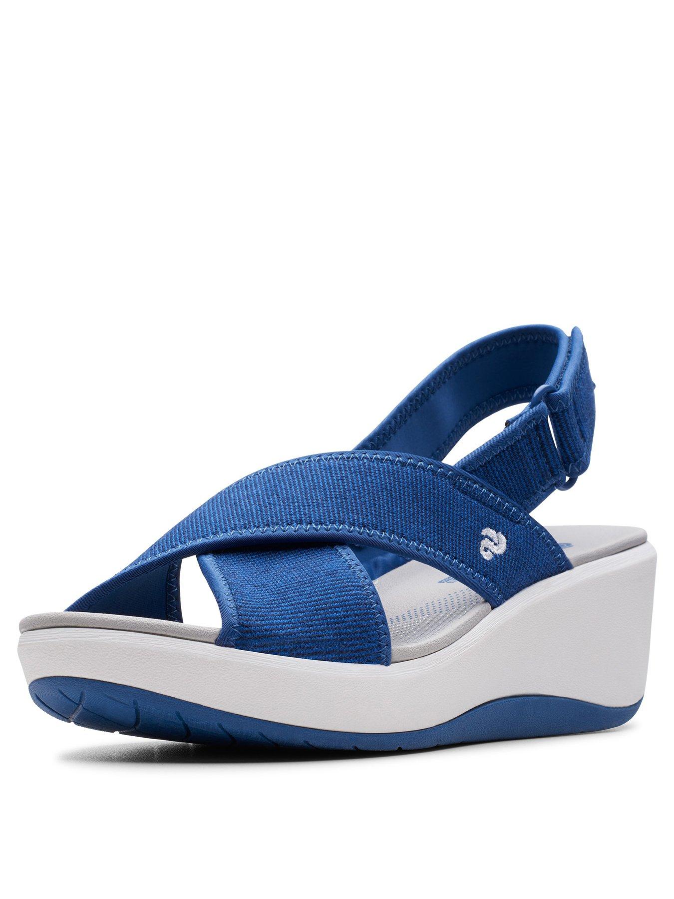 clarks cloudsteppers cali reef wedge sandal