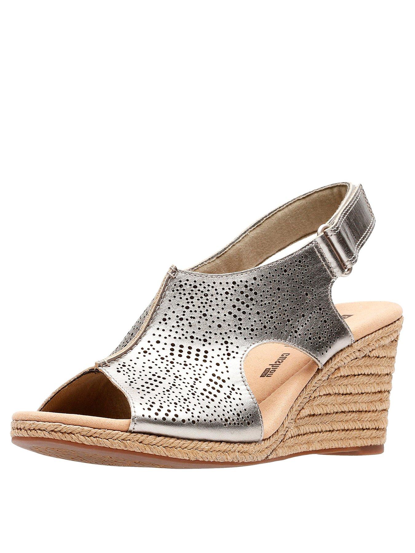 clarks lafley rosen wedge sandal