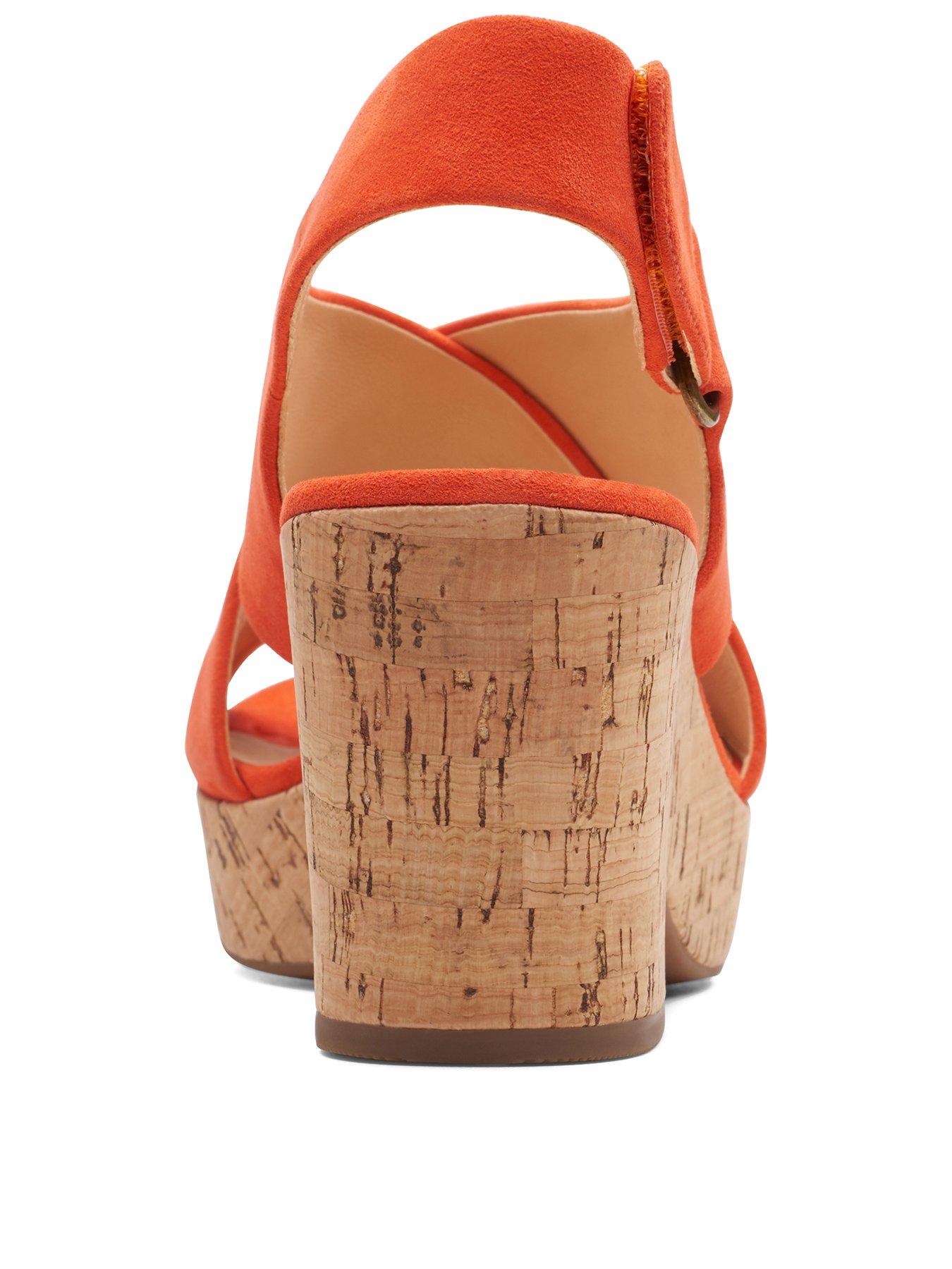 clarks maritsa lara orange