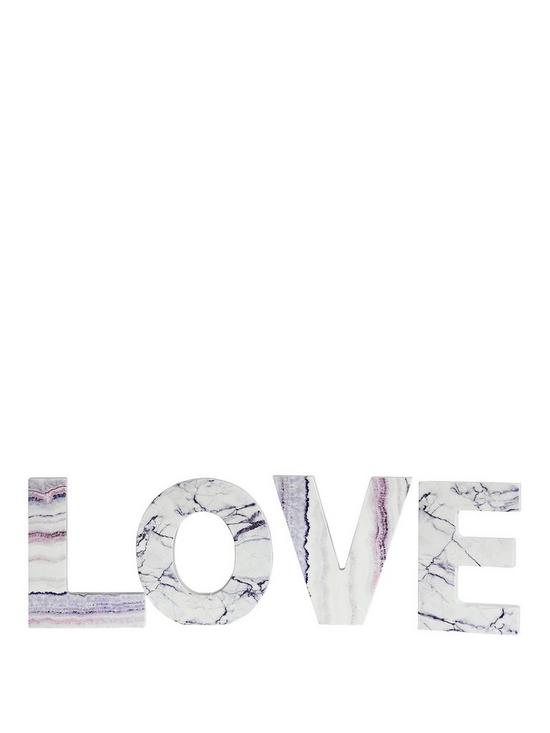 front image of arthouse-love-marble-letters