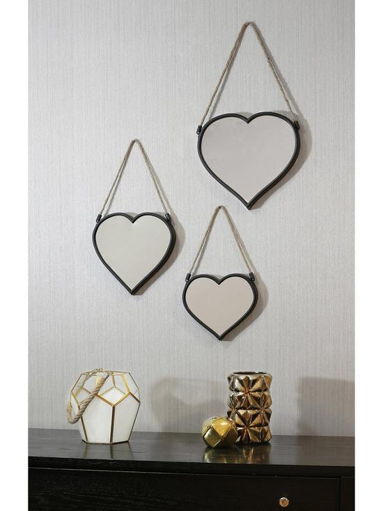 stillFront image of arthouse-set-of-3-heart-mirrors