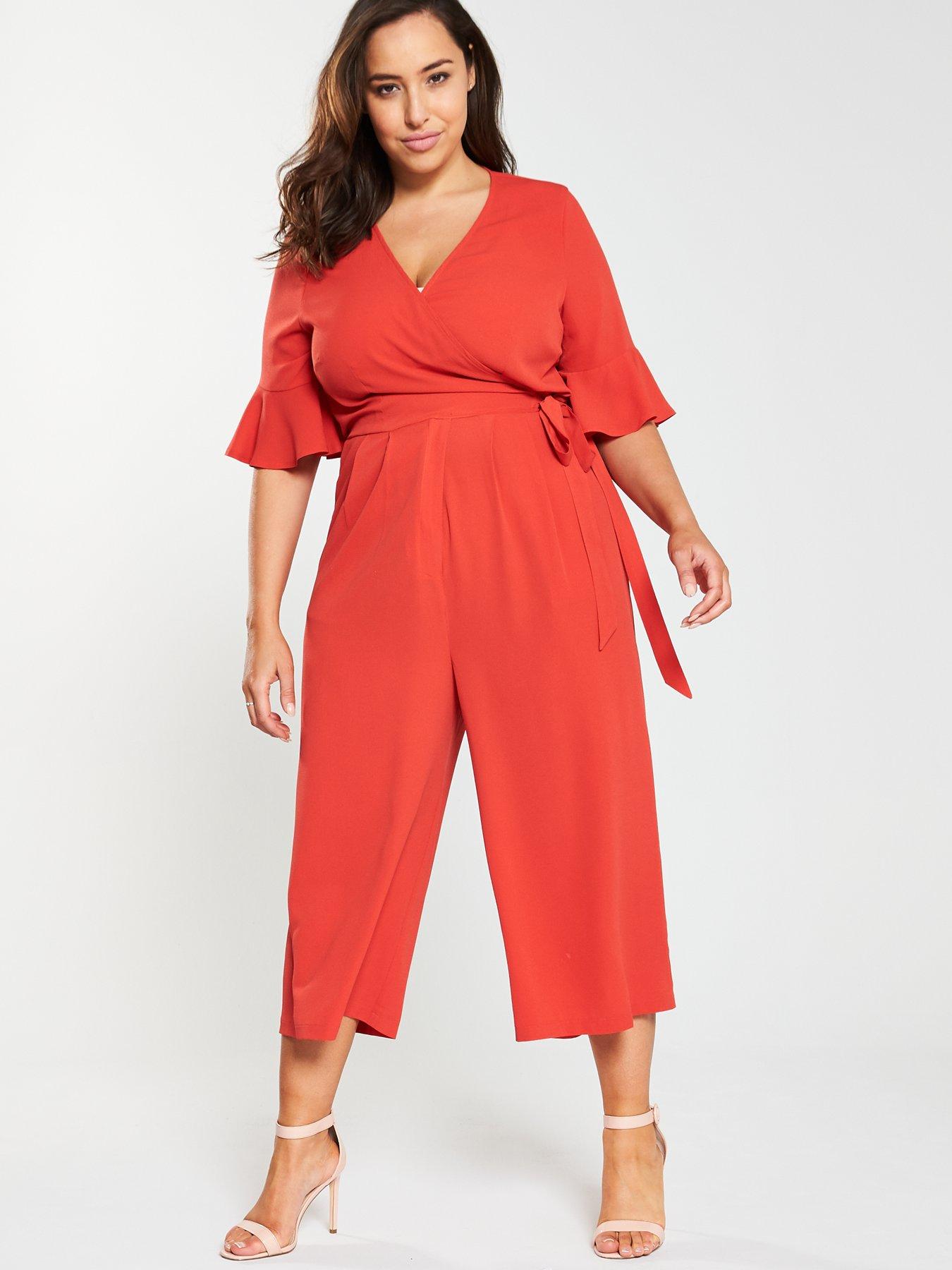 wide leg culotte jumpsuit