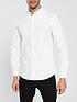  image of river-island-white-oxford-stretch-long-sleeve-shirt