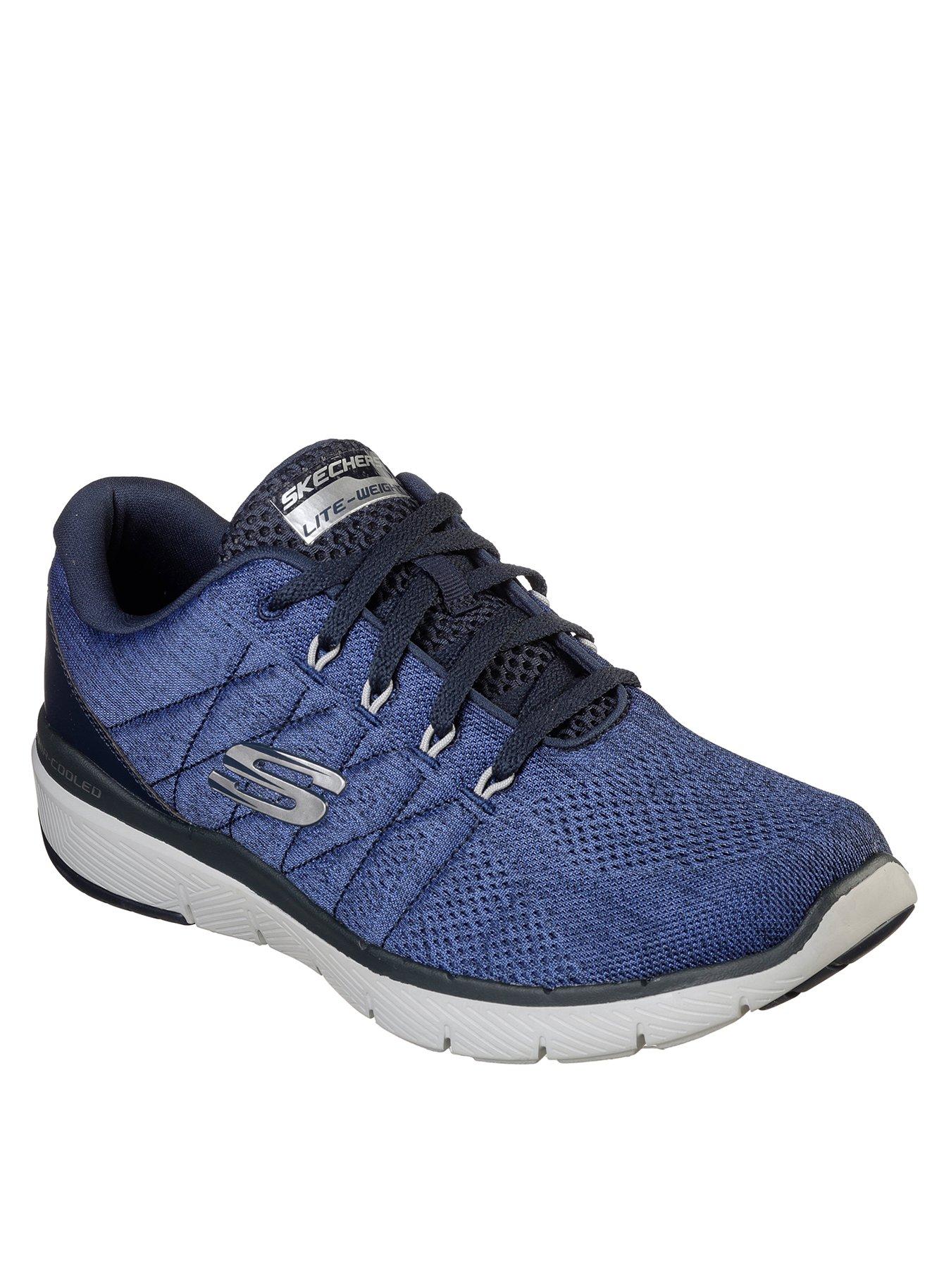 wide fit memory foam trainers