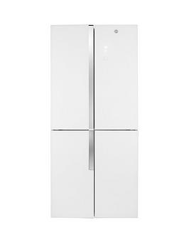 Hoover   Hfdn180Uk 78.5Cm Wide Total No Frost 4-Door American Style Fridge Freezer - White