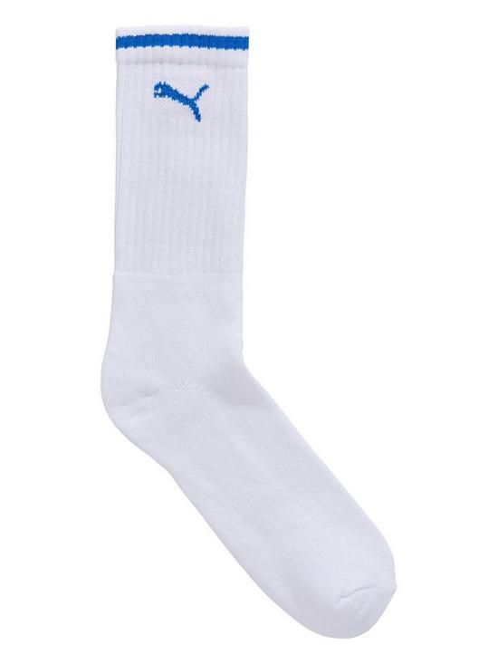 stillFront image of puma-3-pack-stripe-sport-socks-white
