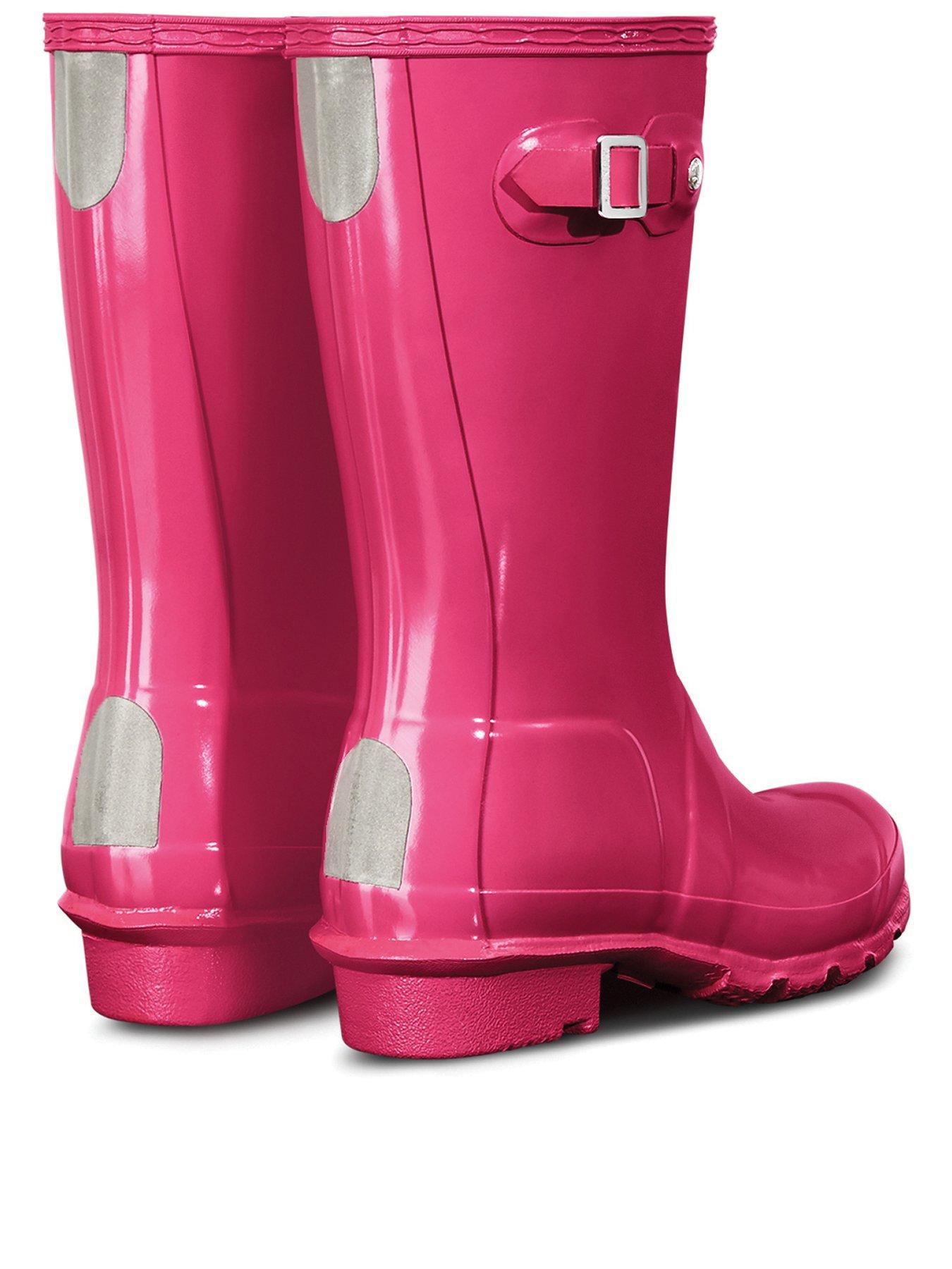 Neon pink outlet wellies