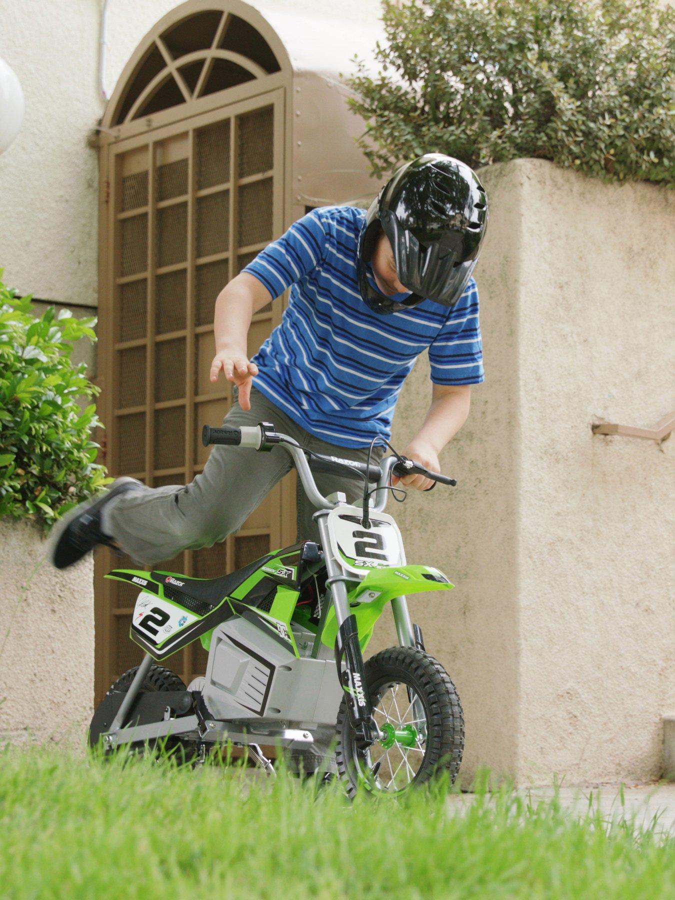  image of razor-sx350-mcgrath-electric-dirt-bike-for-kids-13-green