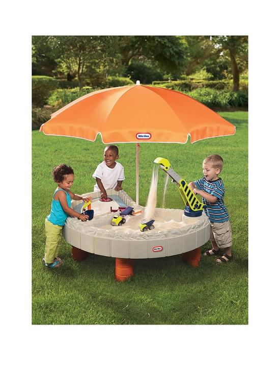 front image of little-tikes-builders-bay-sand-and-water-table