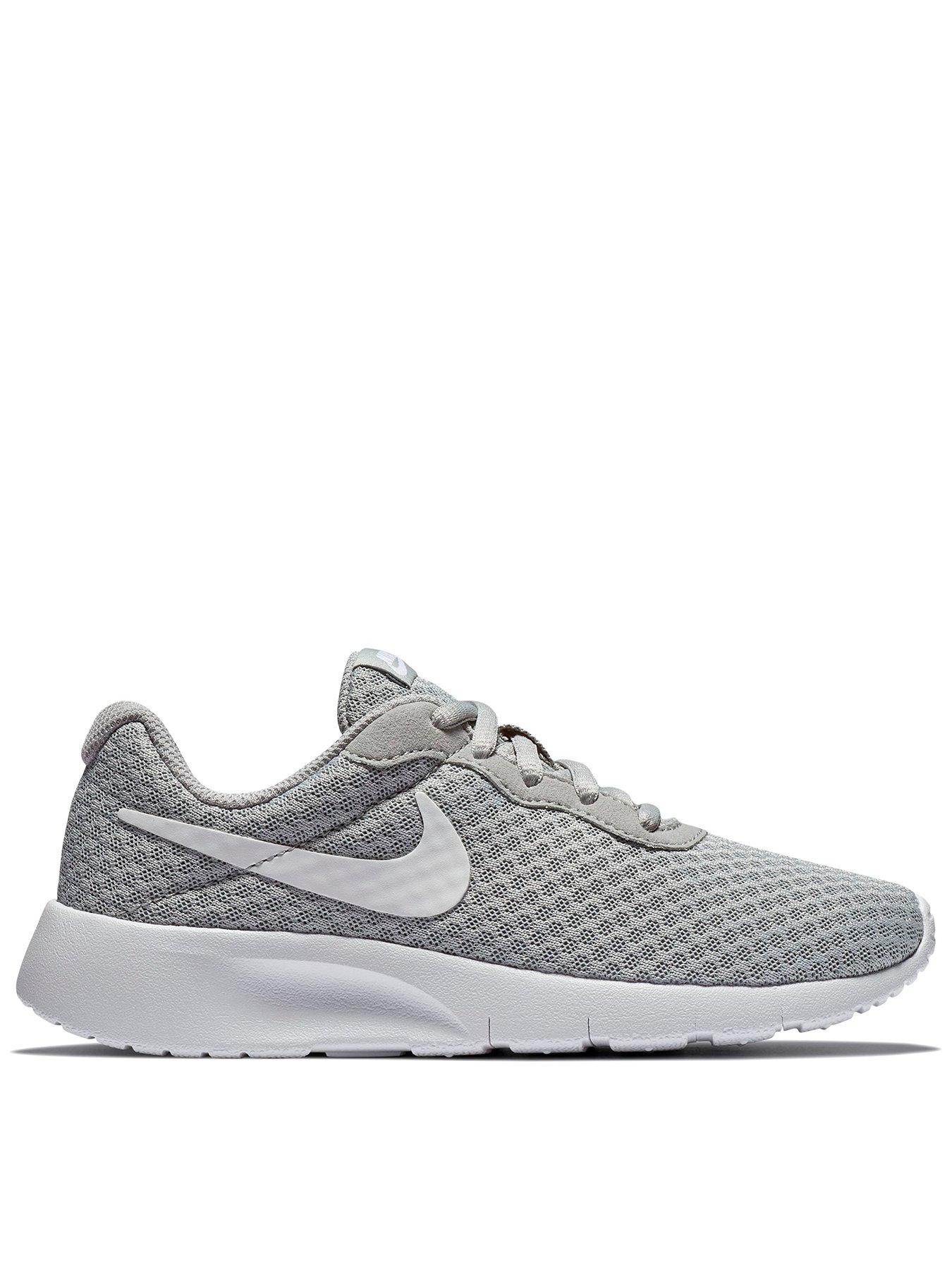 grey nike trainers kids