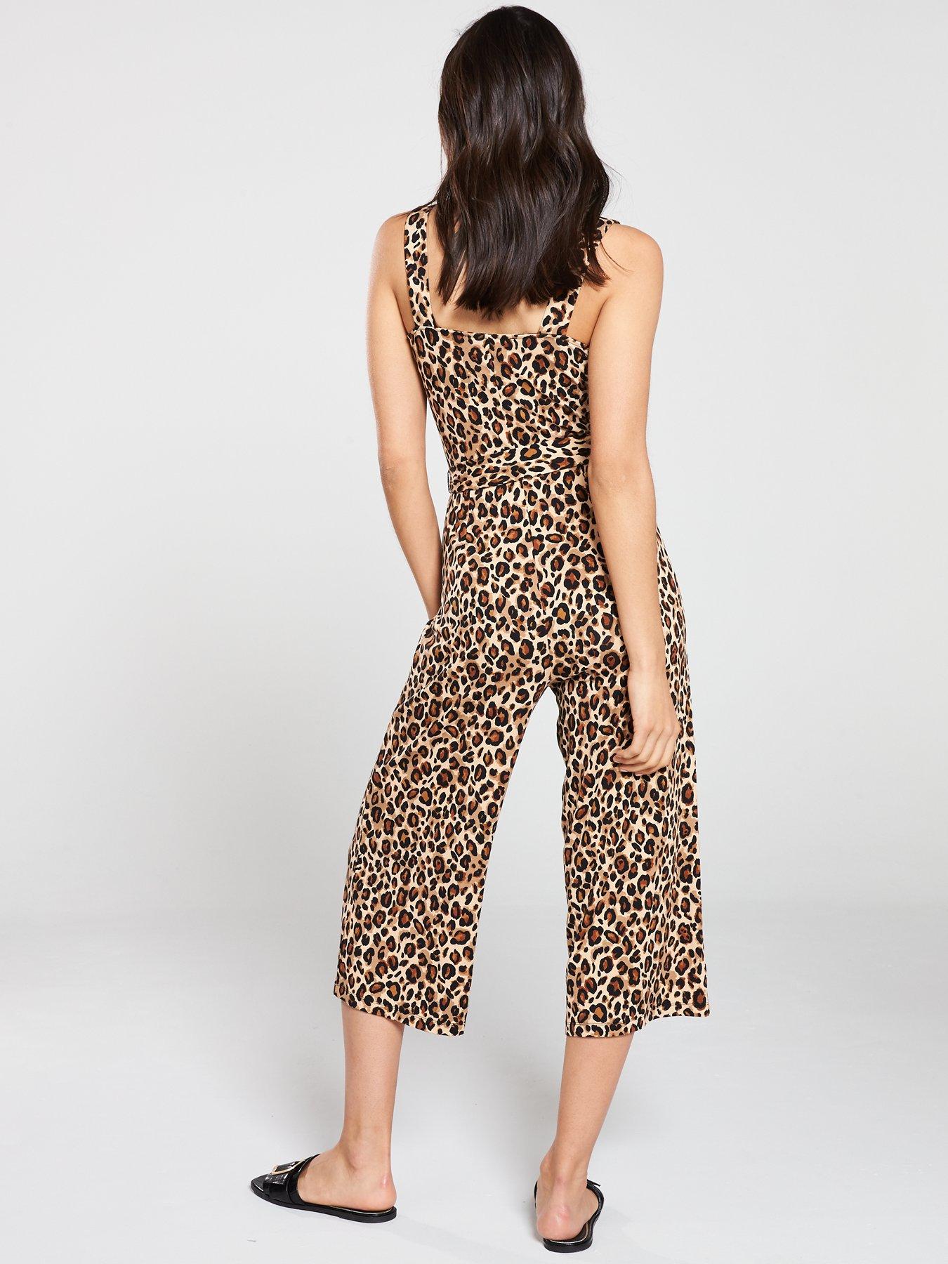very leopard print jumpsuit